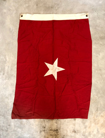 PERSONAL COLLECTION: RARE VINTAGE JANE LONG LONE STAR FLAG (read description)