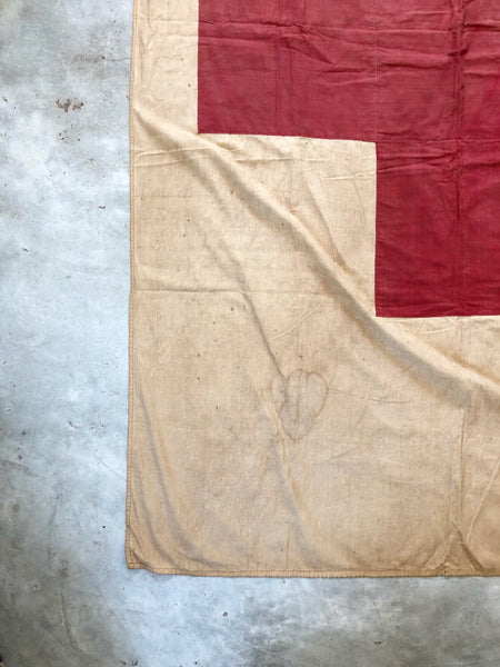 PERSONAL COLLECTION: WW1 ERA MEDIC FLAG #16