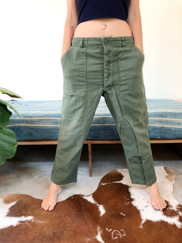 MILITARY BUTTON FLY FIELD PANTS #3