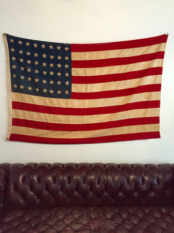 VINTAGE 48 STAR AMERICAN FLAG