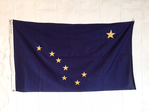 VINTAGE ALASKA STATE FLAG