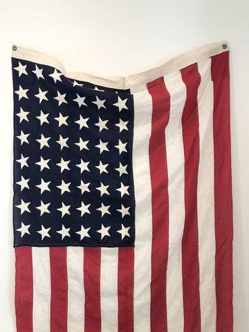 VINTAGE 48 STAR AMERICAN FLAG #5