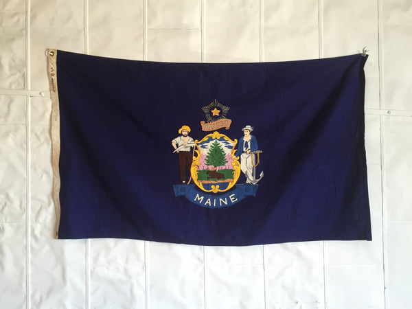 VINTAGE MAINE STATE FLAG