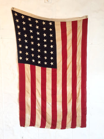 VINTAGE 48 STAR U.S. FLAG #1