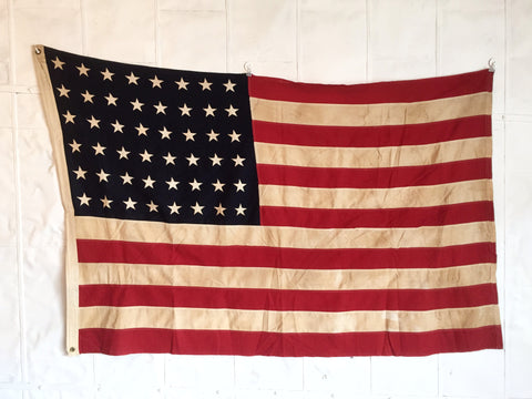 VINTAGE 48 STAR U.S. FLAG