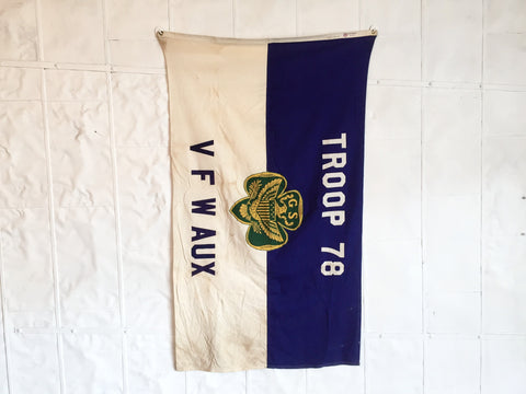 VINTAGE GIRL SCOUT FLAG TROOP 78