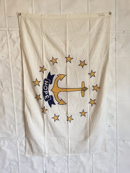 VINTAGE RHODE ISLAND STATE FLAG