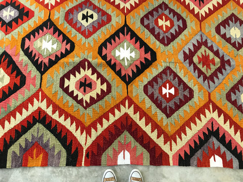 VINTAGE KILIM RUG "KAREN"